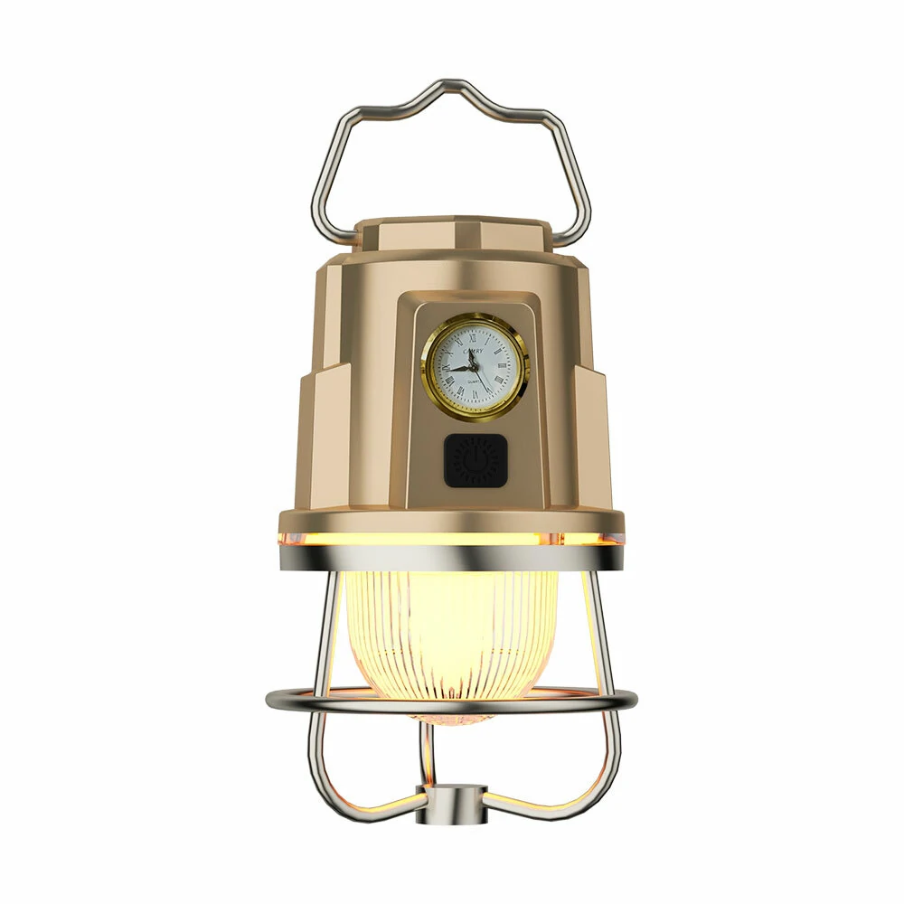 (image for) Outdoor Lighthouse Retro Camping Light Warm Light Compass Led Multi-Functional Camp Atmosphere Tent Light